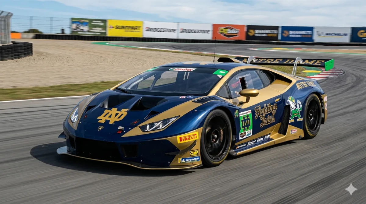University GT3 race car