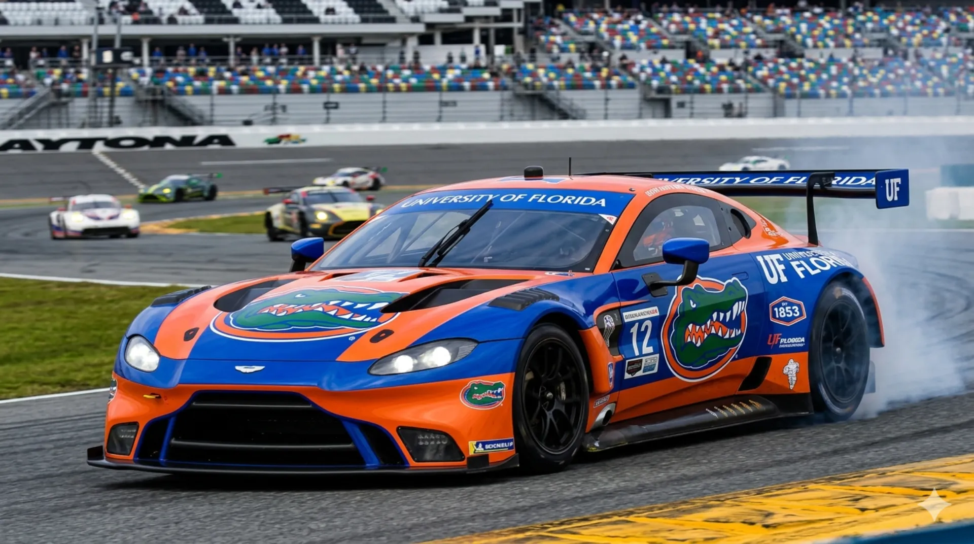 University Aston Martin GT3 race car